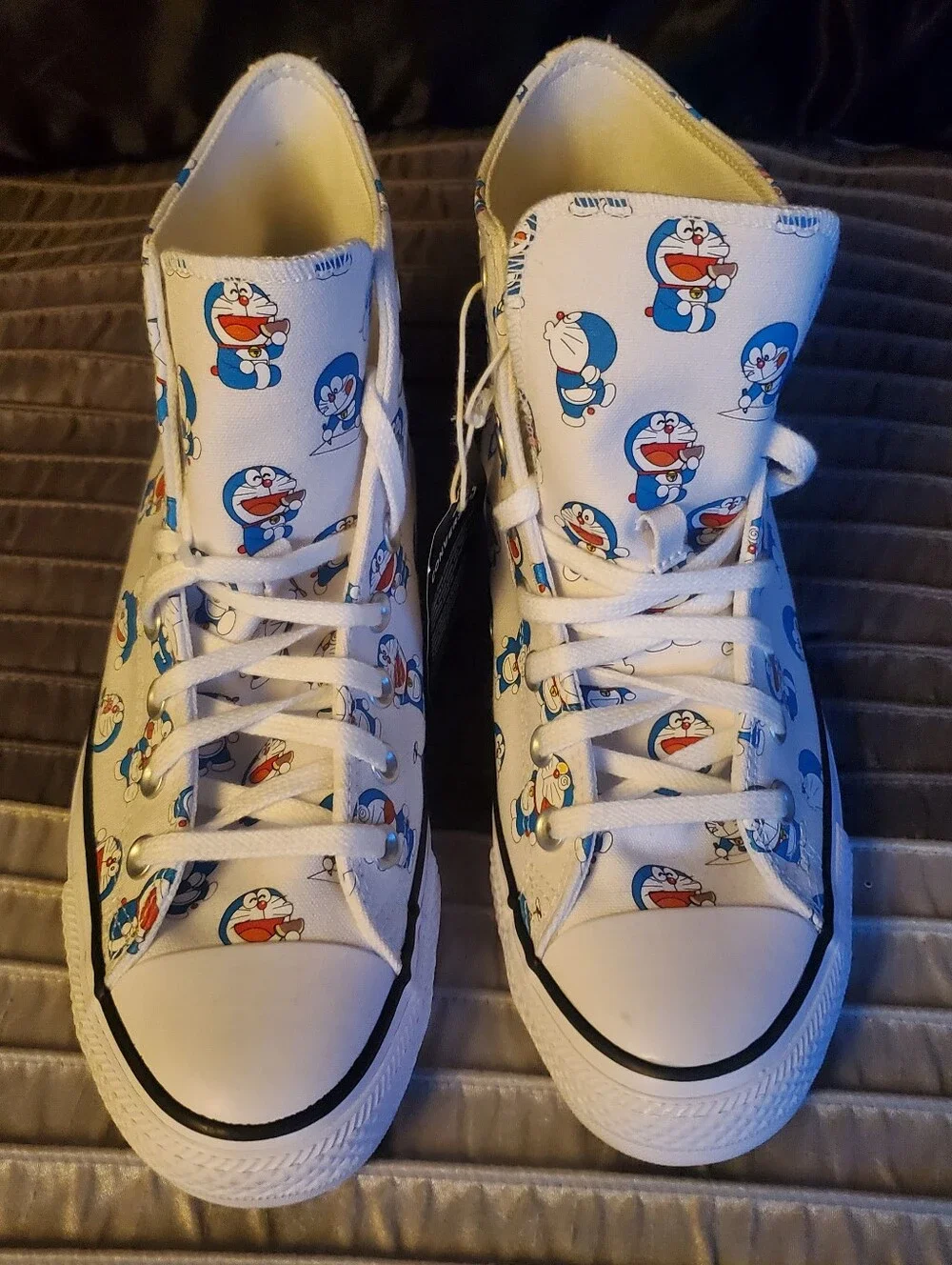 Converse X Doraemon Chuck Taylor ALL STAR Hightop Sneakers. UNISEX